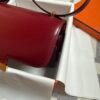 Russia Moscow Hermes Box Leather Constance 18CM 55 Rouge H Gold Hardware