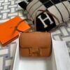 Hermes Bag Images Constance 18CM 37 Gold Epsom Leather Gold Hardware