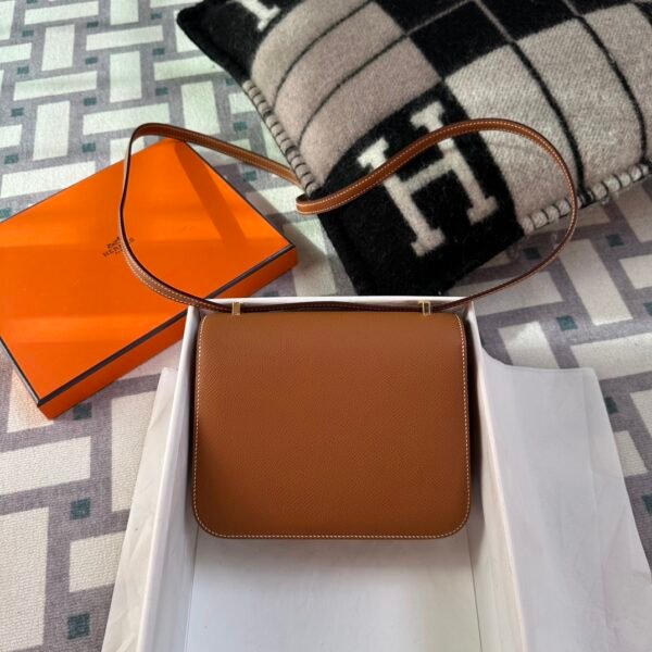 Hermes Bag Images Constance 18CM 37 Gold Epsom Leather Gold Hardware