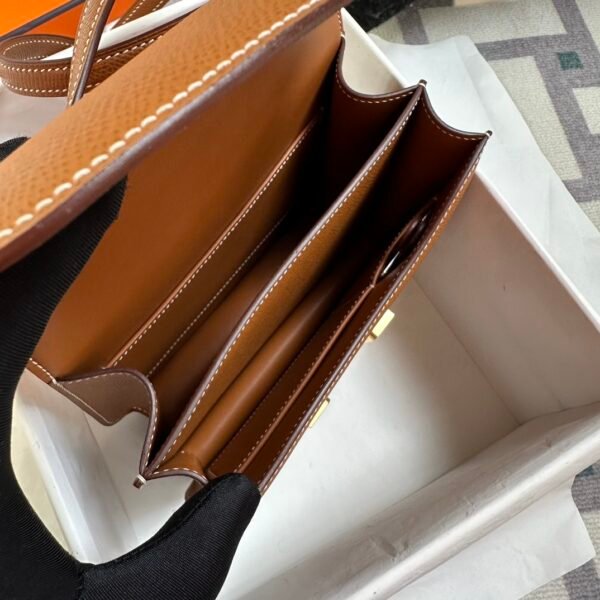 Hermes Bag Images Constance 18CM 37 Gold Epsom Leather Gold Hardware