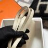 USA New York Hermes Constance 18CM Chevre Leather 10 Craie Silver Hardware