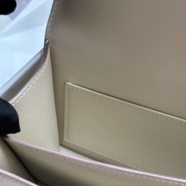 wsxc1720020309705_3 USA New York Hermes Constance 18CM Chevre Leather 10 Craie Silver Hardware