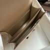 USA New York Hermes Constance 18CM Chevre Leather 10 Craie Silver Hardware