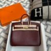 wsxc1720020314228_0-1 UAE Dubai Hermes Epsom Leather Birkin 25CM 55 Rouge H Gold Hardware