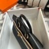 Hong Kong Hermes Birkin Touch 25CM 89 Noir Matte Crocodile / Togo Gold Hardware