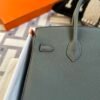 wsxc1720100948305_3 Saudi Arabia Riyadh Hermes Togo Leather Birkin 25CM 63 Vert Amande Silver Hardware