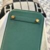 Hermes Bag Images Birkin 25CM Togo Leather Z6 Malachite Gold Hardware