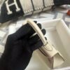 Kuwait Hermes Mini Kelly 19CM Epsom Leather I2 Nata Silver Hardware