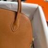 wsxc1720188309588_2 Russia Moscow Hermes Bolide 25CM 37 Gold Epsom Leather Gold Hardware