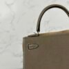 wsxc1721053191014_2 Korea Seoul Hermes Kelly Sellier 25CM Epsom Leather 18 Etoupe Silver Hardware