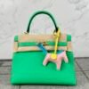 New Arrival Hermes Kelly Sellier 25CM Epsom Leather 0Z Vert Comics Gold Hardware