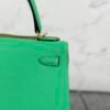New Arrival Hermes Kelly Sellier 25CM Epsom Leather 0Z Vert Comics Gold Hardware
