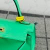 New Arrival Hermes Kelly Sellier 25CM Epsom Leather 0Z Vert Comics Gold Hardware