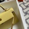 Hermes Bag Price Kelly Sellier 25CM 1Z Jaune Poussin Epsom Leather Gold Hardware