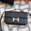 USA Los Angeles Hermes Constance 24 Elan Epsom Leather 89 Noir Silver Hardware