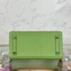 Hermes 3I Vert Criquet Epsom Leather Birkin Sellier 25CM Silver Hardware