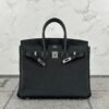 wsxc1721830577550_0-1 Hermes Togo Leather Birkin 25CM CK89 Noir Silver Hardware