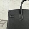 wsxc1721830577550_4 Hermes Togo Leather Birkin 25CM CK89 Noir Silver Hardware