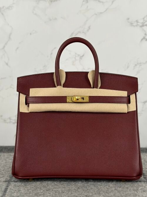 Australia Sydney Hermes CC55 Rouge H Epsom Leather Birkin 25CM Gold Hardware