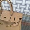 wsxc1721830599172_5 Hermes Birkin 30CM Touch Togo / Matte Crocodile 0M Chai Gold Hardware
