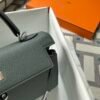 wsxc1722007883920_4 Indonesia Jakarta Hermes Kelly 25CM Togo Leather CK63 Vert Amande Silver Hardware