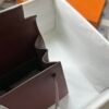 Hermes Bag Images Kelly Sellier 25CM Epsom Leather CC55 Rouge H Silver Hardware
