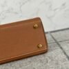 Full Handmade Hermes CC37 Gold Togo Leather Kelly 25CM Gold Hardware