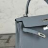 wsxc1722007889711_4 Singapore Kuala Lumpur Hermes Kelly 25CM Togo Leather J7 Blue Lin Silver Hardware