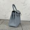 wsxc1722007889711_5 Singapore Kuala Lumpur Hermes Kelly 25CM Togo Leather J7 Blue Lin Silver Hardware