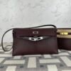 wsxc1722267323526_0 Full Handmade Hermes Chevre Leather Kelly Elan 27CM 0G Rouge Sellier Silver Hardware