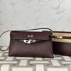 wsxc1722267323526_1 Full Handmade Hermes Chevre Leather Kelly Elan 27CM 0G Rouge Sellier Silver Hardware