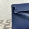 UAE Dubai Hermes Kelly Elan 27CM Chevre Leather CC73 Blue Saphir Gold Hardware