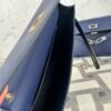 UAE Dubai Hermes Kelly Elan 27CM Chevre Leather CC73 Blue Saphir Gold Hardware