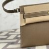 Hermes Bag Images Chevre Leather CC18 Etoupe Kelly Elan 27CM Gold Hardware