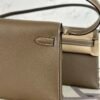 Hermes Bag Images Chevre Leather CC18 Etoupe Kelly Elan 27CM Gold Hardware