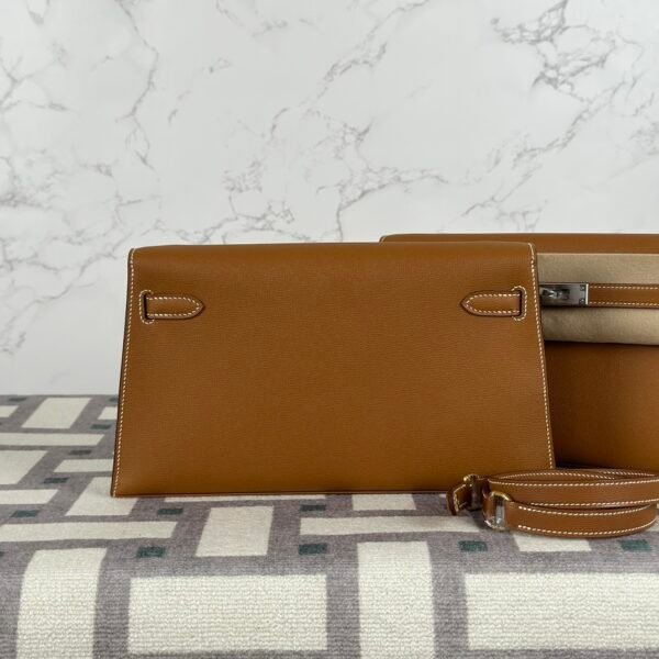 wsxc1722269774684_1 Hermes Bag Images Kelly Elan 27CM CC37 Gold Mademe Leather Gold Hardware