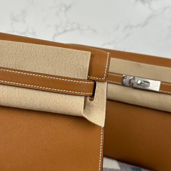 wsxc1722269774684_3 Hermes Bag Images Kelly Elan 27CM CC37 Gold Mademe Leather Gold Hardware