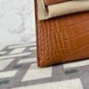 wsxc1722867905850_2 UK London Hermes Mini Kelly 19CM 37 Gold Matte Alligator Crocodile Gold Hardware