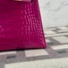 wsxc1722869412473_4 Australia Sydney Hermes Mini Kelly 19CM Shiny Alligator Crocodile J5 Rose Sheherazade Gold Hardware