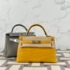 wsxc1723040842645_1-1 Australia Sydney Hermes Mini Kelly 19CM Shiny Alligator Crocodile 9D Jaune Amber Gold Hardware