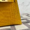 wsxc1723040842646_4 Australia Sydney Hermes Mini Kelly 19CM Shiny Alligator Crocodile 9D Jaune Amber Gold Hardware