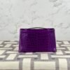 wsxc1723733192473_1 Russia Moscow Hermes Shiny Alligator Crocodile Kelly Pochette 22CM 5L Ultra Violet Gold Hardware