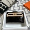 wsxc1723733200849_0-1 Hermes Bag Images Kelly Pochette 22CM Shiny Alligator Crocodile CC89 Noir Gold Hardware