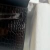 wsxc1723733200849_5 Hermes Bag Images Kelly Pochette 22CM Shiny Alligator Crocodile CC89 Noir Gold Hardware