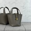 Canada Toronto Hermes Picotin 18CM Clemence Leather 8F Etain Gold Hardware