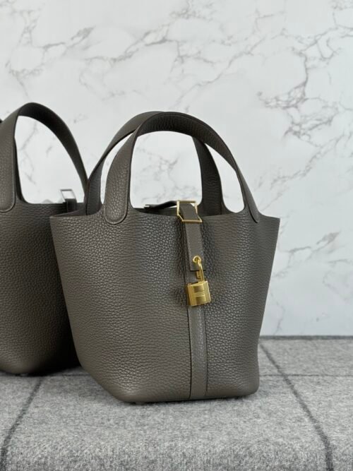 Canada Toronto Hermes Picotin 18CM Clemence Leather 8F Etain Gold Hardware