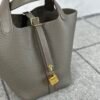 Canada Toronto Hermes Picotin 18CM Clemence Leather 8F Etain Gold Hardware