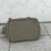 Hermes Bag Images Picotin 18CM 8F Etain Clemence Leather Silver Hardware