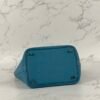 Hermes Bag Price Clemence Leather Picotin 18CM CK75 Blue Jean Silver Hardware