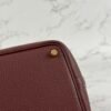 Hong Kong Hermes Picotin 18CM Clemence Leather CC55 Rouge H Gold Hardware